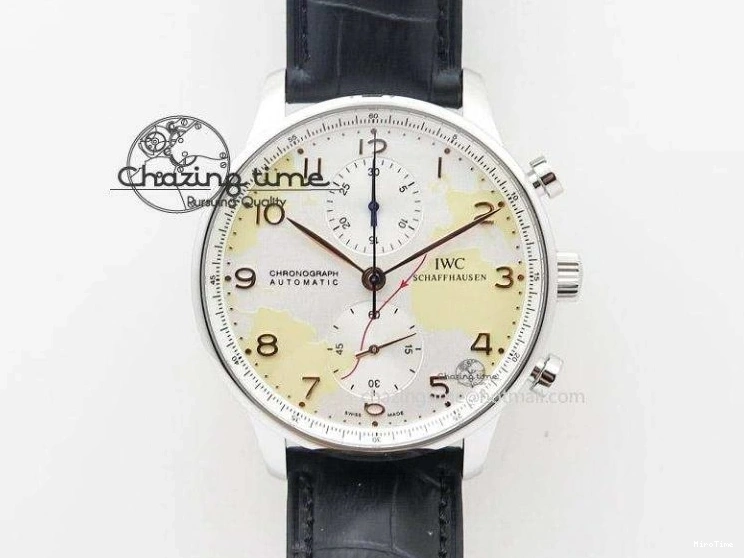 MIROTIME 0706 MoistureWicking Portuguese Real PR IW500704 ZF 1:1 Best Edition On Brown Leather Strap A52010 V 7311